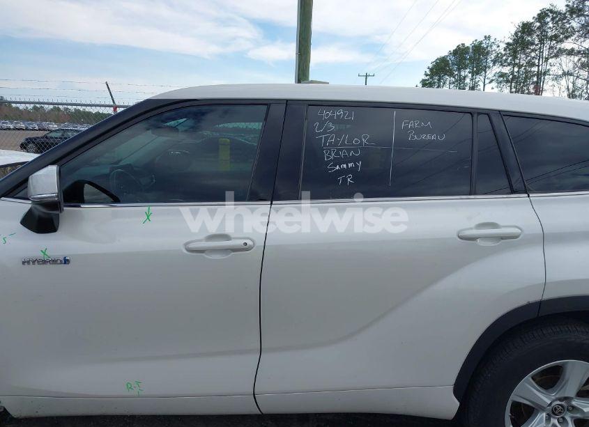 Photo 15 of 2021 Toyota Highlander HYBRID LE (VIN 5TDZARAH6MS504147)