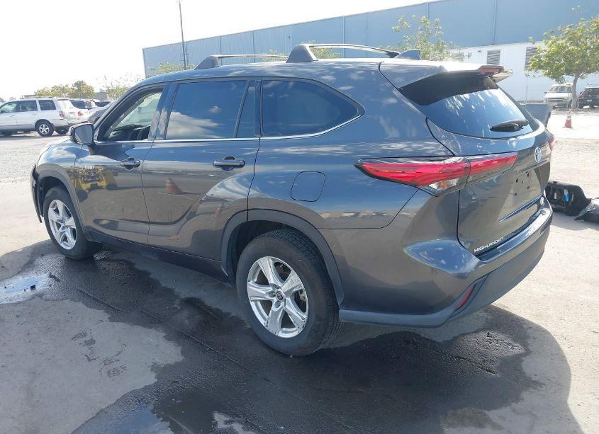 Photo 3 of 2021 Toyota Highlander HYBRID LE (VIN 5TDZARAH6MS505024)