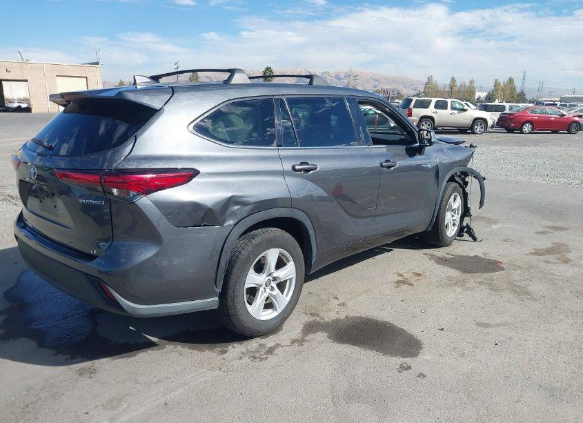 Photo 4 of 2021 Toyota Highlander HYBRID LE (VIN 5TDZARAH6MS505024)