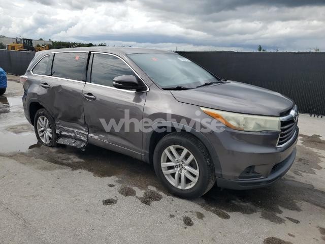 2016 TOYOTA HIGHLANDER LE (VIN 5TDZARFH2GS018027) main photo