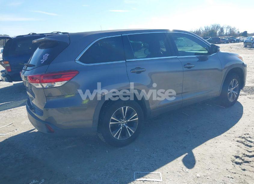 Photo 4 of 2017 Toyota Highlander LE (VIN 5TDZARFH3HS025635)