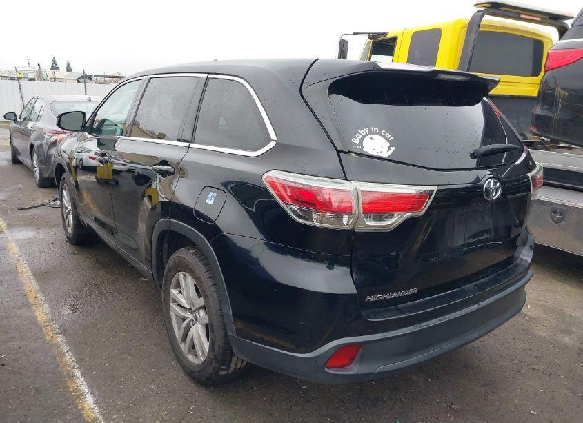 Photo 3 of 2016 Toyota Highlander LE (VIN 5TDZARFH5GS019348)