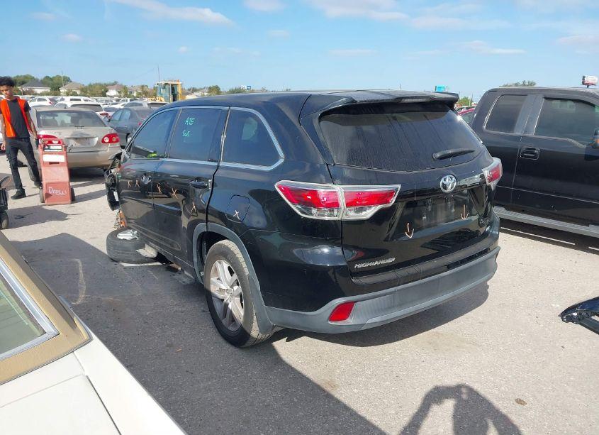 Photo 3 of 2015 Toyota Highlander LE (VIN 5TDZARFH9FS016239)