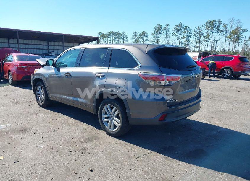 Photo 3 of 2016 Toyota Highlander LE (VIN 5TDZARFH9GS022995)