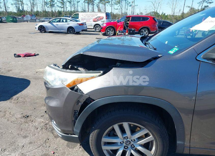 Photo 6 of 2016 Toyota Highlander LE (VIN 5TDZARFH9GS022995)