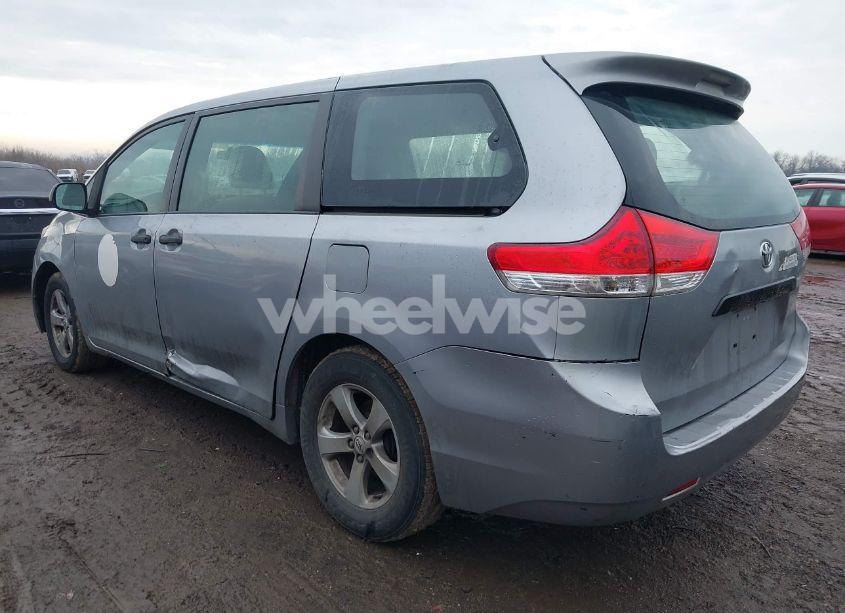 Photo 3 of 2012 Toyota Sienna BASE V6 7 PASSENGER (VIN 5TDZK3DC2CS221981)