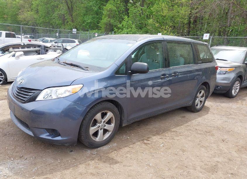 Photo 2 of 2015 Toyota Sienna L 7 PASSENGER (VIN 5TDZK3DC2FS662448)