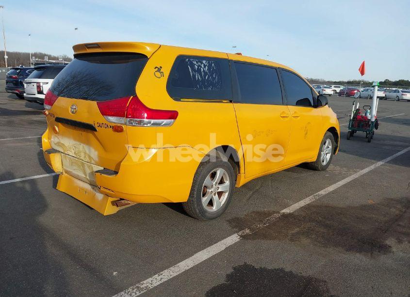 Photo 4 of 2012 Toyota Sienna BASE V6 7 PASSENGER (VIN 5TDZK3DC3CS221892)