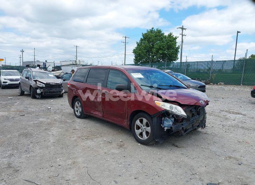 2014 Toyota Sienna L V6 7 PASSENGER (VIN 5TDZK3DC4ES406178) main photo