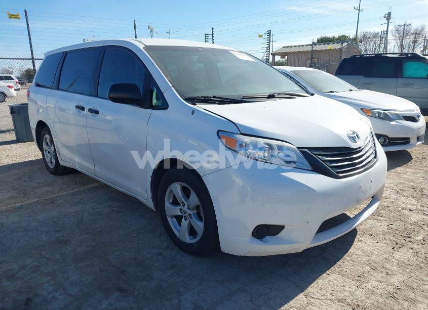 2012 Toyota Sienna BASE V6 7 PASSENGER (VIN 5TDZK3DC6CS178052) main photo