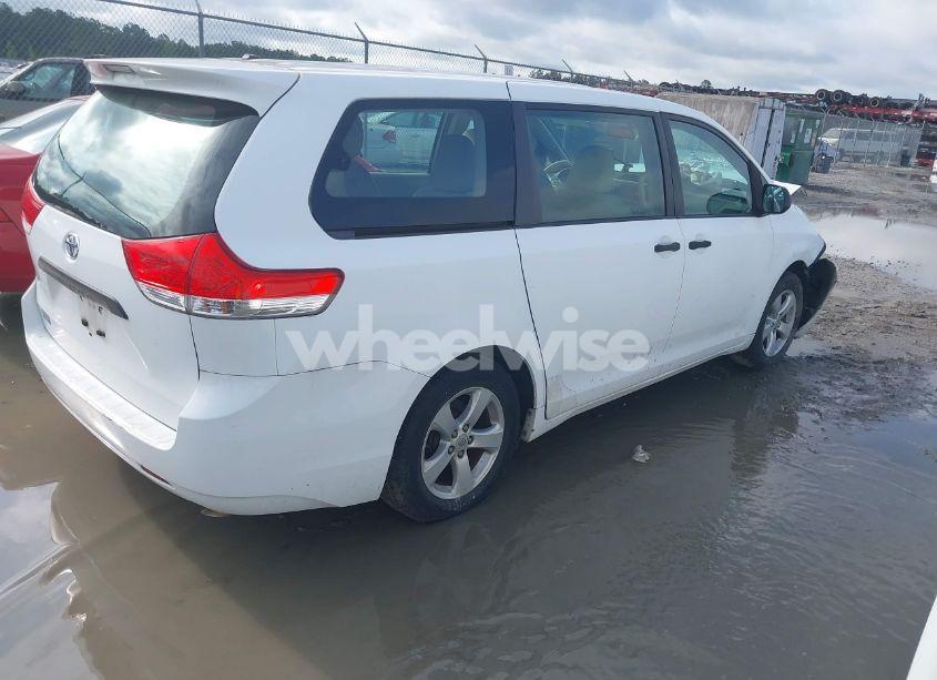 Photo 4 of 2012 Toyota Sienna BASE V6 7 PASSENGER (VIN 5TDZK3DC8CS180806)