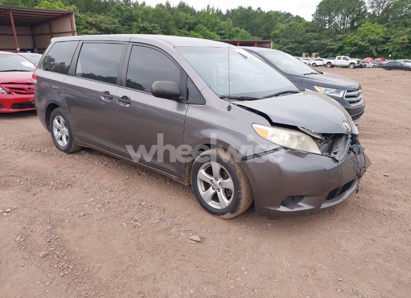 2014 Toyota Sienna L V6 7 PASSENGER (VIN 5TDZK3DC8ES470837) main photo