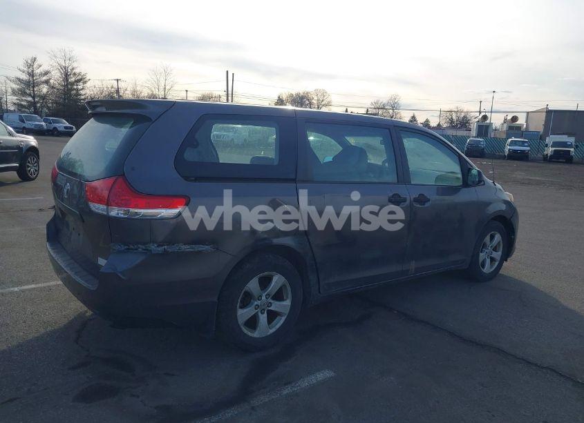 Photo 6 of 2012 Toyota Sienna BASE V6 7 PASSENGER (VIN 5TDZK3DCXCS258843)