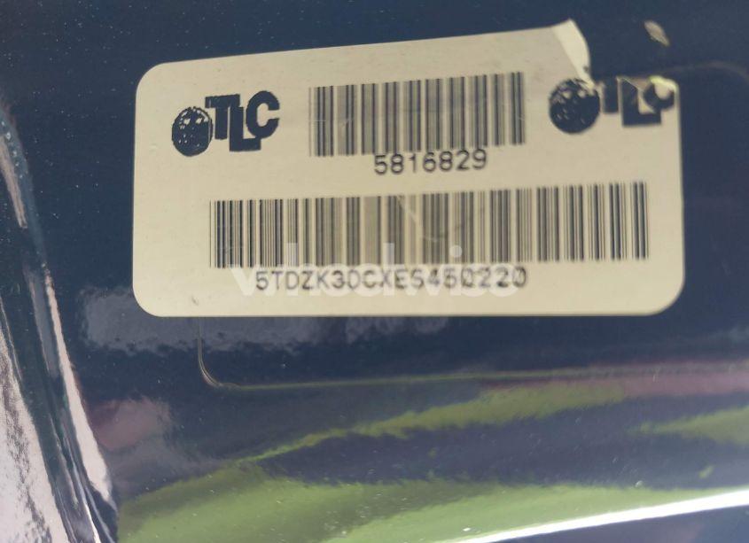 Photo 9 of 2014 Toyota Sienna L V6 7 PASSENGER (VIN 5TDZK3DCXES450220)