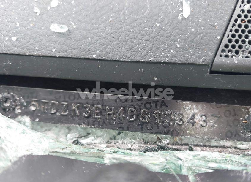 Photo 9 of 2013 Toyota Highlander SE V6 (VIN 5TDZK3EH4DS113437)