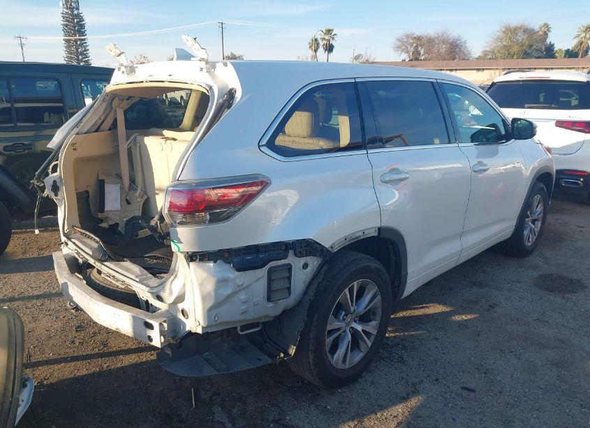 Photo 4 of 2015 Toyota Highlander LE/LE PLUS (VIN 5TDZKRFH2FS081494)