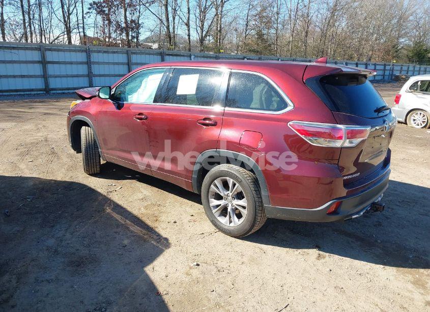 Photo 3 of 2015 Toyota Highlander LE PLUS V6 (VIN 5TDZKRFH7FS108334)