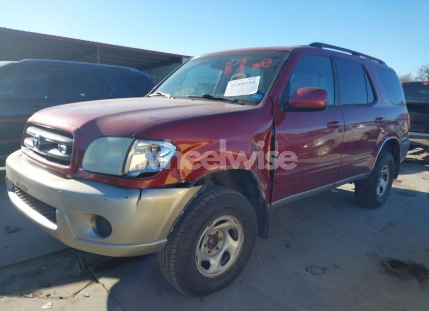 Photo 6 of 2001 Toyota Sequoia SR5 V8 (VIN 5TDZT34A01S024302)