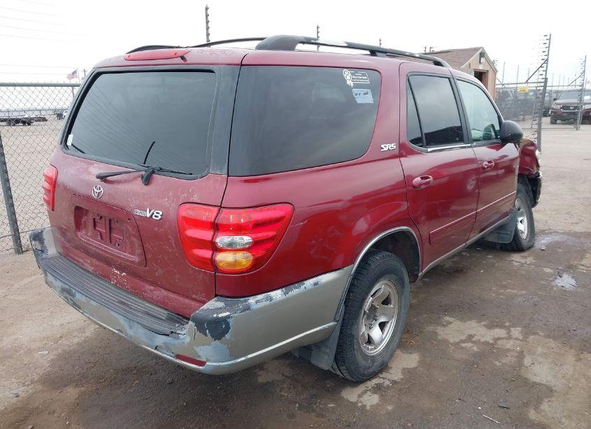 Photo 4 of 2002 Toyota Sequoia SR5 V8 (VIN 5TDZT34A22S088245)