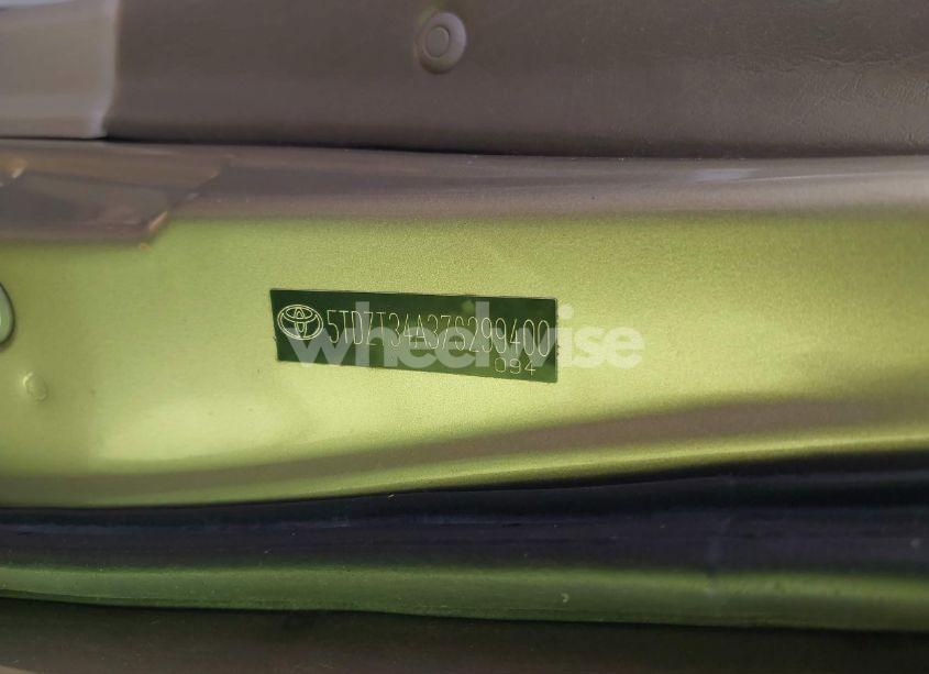 Photo 9 of 2007 Toyota Sequoia SR5 V8 (VIN 5TDZT34A37S299400)