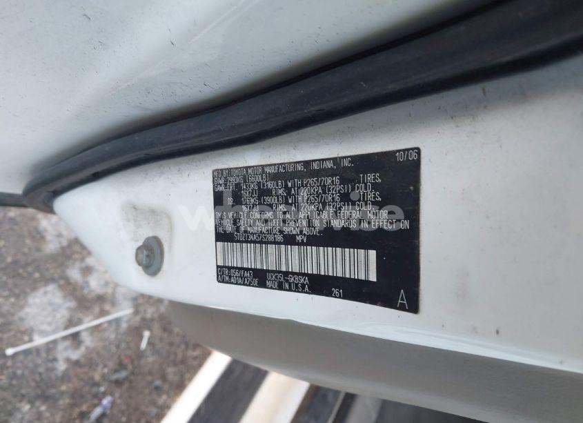 Photo 9 of 2007 Toyota Sequoia SR5 V8 (VIN 5TDZT34A57S288186)