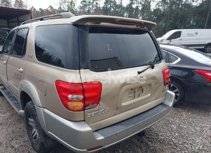 Photo 6 of 2003 Toyota Sequoia SR5 V8 (VIN 5TDZT34A83S163144)