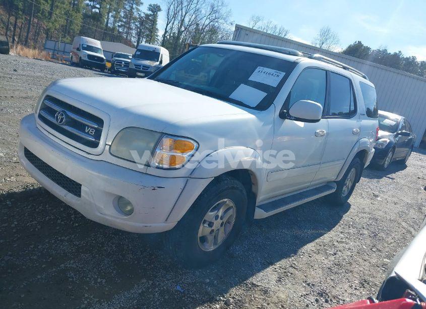 Photo 2 of 2002 Toyota Sequoia LIMITED V8 (VIN 5TDZT38A62S094933)