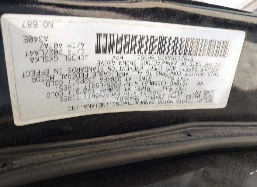 Photo 9 of 2003 Toyota Sequoia LIMITED V8 (VIN 5TDZT38AX3S186595)