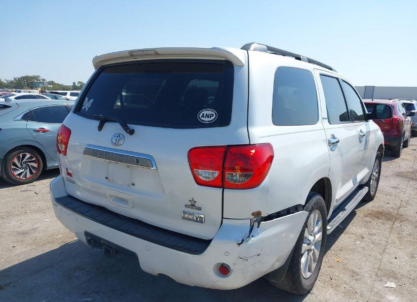 Photo 4 of 2008 Toyota Sequoia PLATINUM 5.7L V8 (VIN 5TDZY67A68S013622)