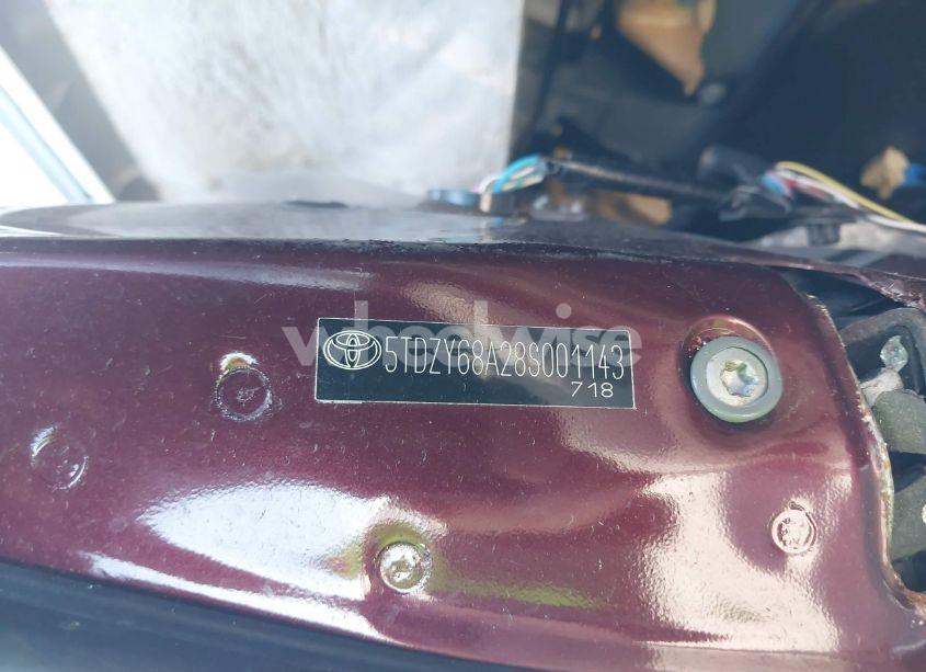 Photo 9 of 2008 Toyota Sequoia LIMITED 5.7L V8 (VIN 5TDZY68A28S001143)