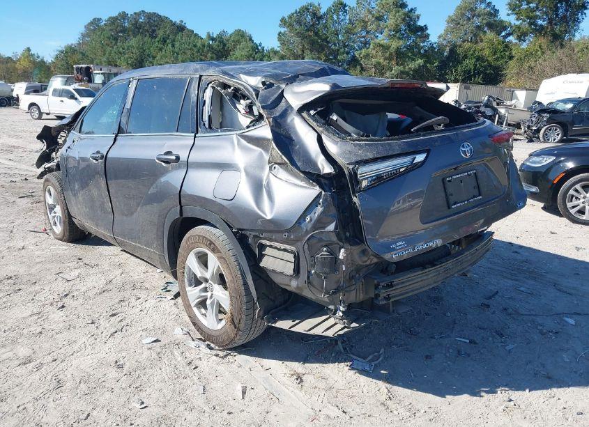 Photo 3 of 2021 Toyota Highlander LE (VIN 5TDZZRAH3MS529869)