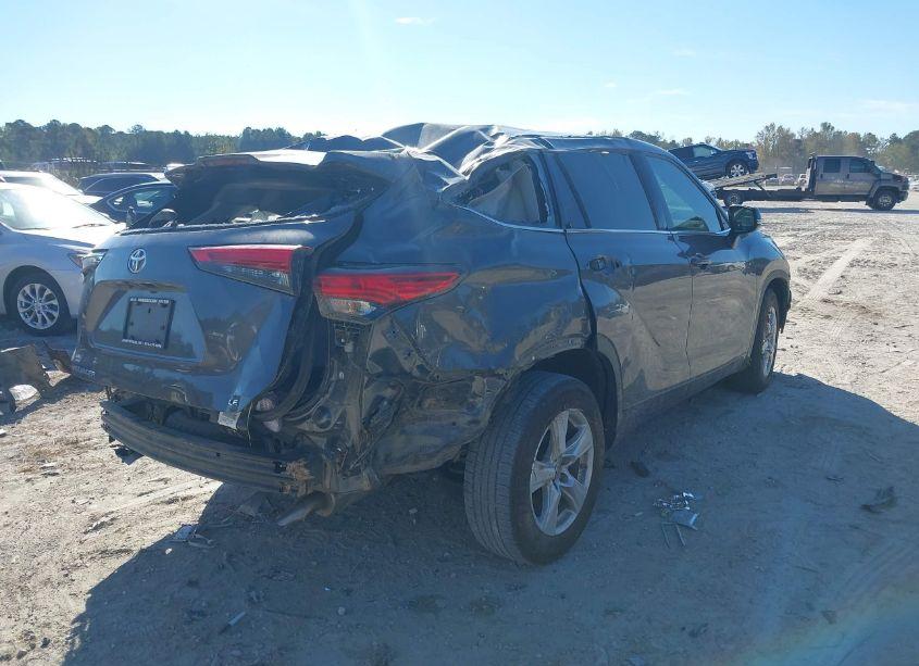 Photo 4 of 2021 Toyota Highlander LE (VIN 5TDZZRAH3MS529869)