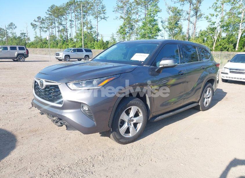 Photo 2 of 2021 Toyota Highlander LE (VIN 5TDZZRAH4MS068164)