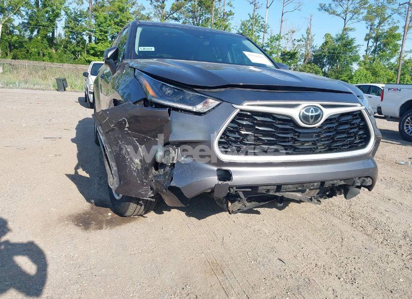 Photo 6 of 2021 Toyota Highlander LE (VIN 5TDZZRAH4MS068164)