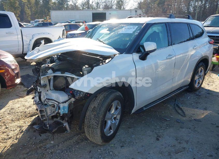 Photo 2 of 2021 Toyota Highlander LE (VIN 5TDZZRAH4MS515690)
