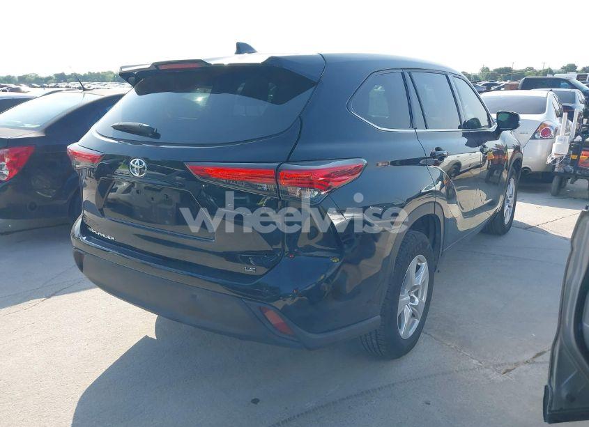Photo 4 of 2021 Toyota Highlander LE (VIN 5TDZZRAH5MS525595)