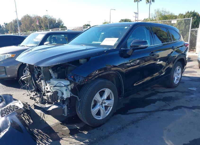 Photo 2 of 2021 Toyota Highlander LE (VIN 5TDZZRAH6MS515349)