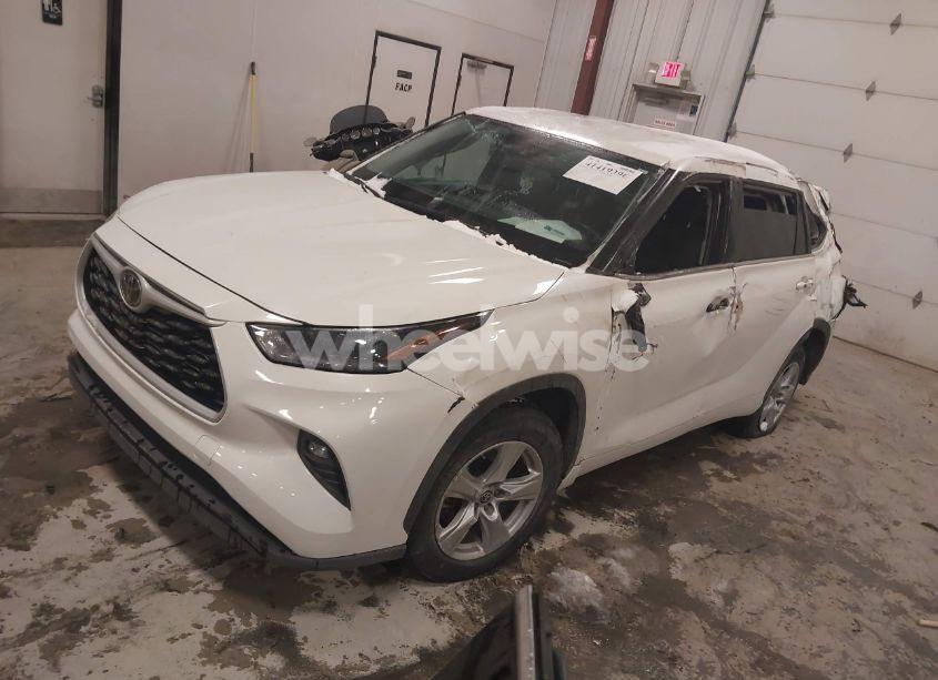 Photo 2 of 2021 Toyota Highlander LE (VIN 5TDZZRAH9MS523624)