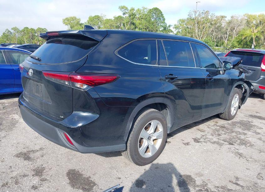 Photo 4 of 2020 Toyota Highlander LE (VIN 5TDZZRAHXLS013443)