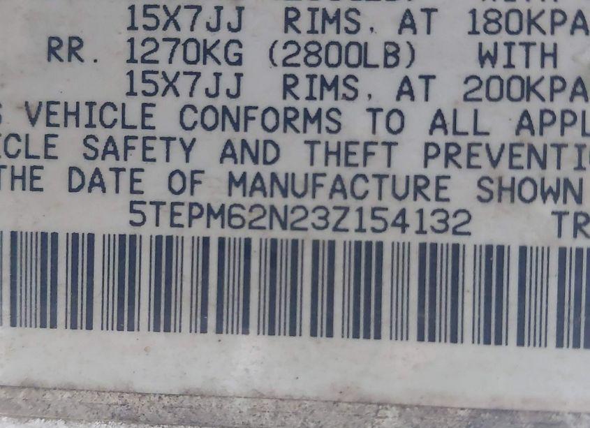 Photo 9 of 2003 Toyota Tacoma N/A (VIN 5TEPM62N23Z154132)