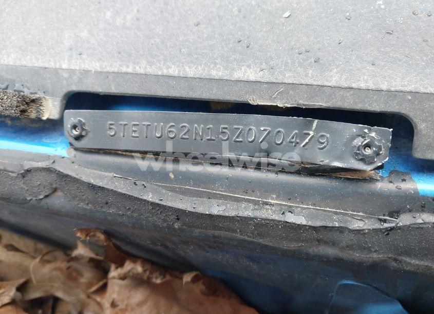 Photo 9 of 2005 Toyota Tacoma PRERUNNER ACCESS CAB (VIN 5TETU62N15Z070479)