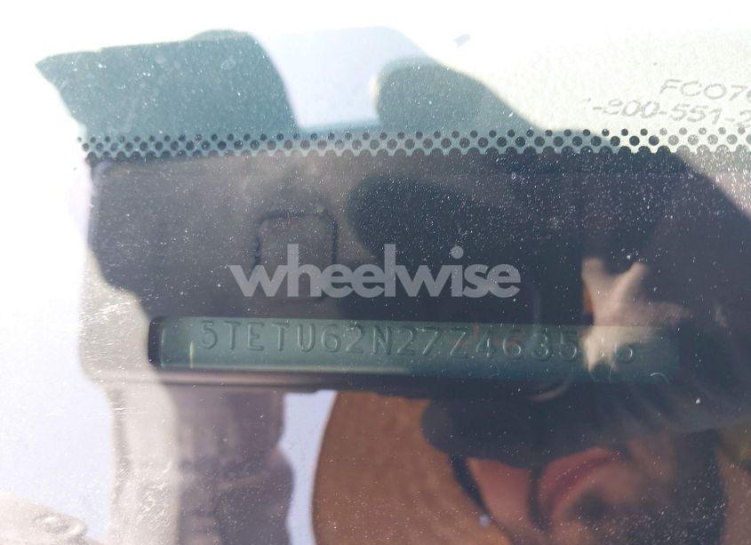 Photo 9 of 2007 Toyota Tacoma PRERUNNER V6 (VIN 5TETU62N27Z463586)