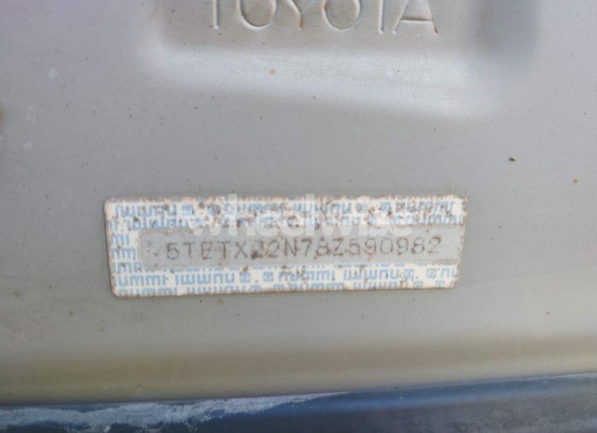 Photo 9 of 2008 Toyota Tacoma (VIN 5TETX22N78Z590982)