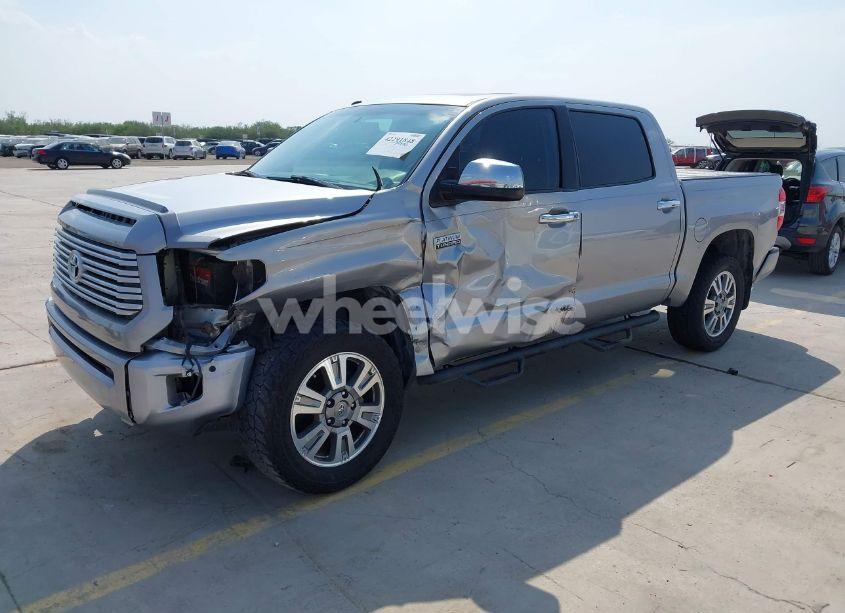 Photo 2 of 2015 Toyota Tundra PLATINUM 5.7L V8 (VIN 5TFAW5F17FX449529)