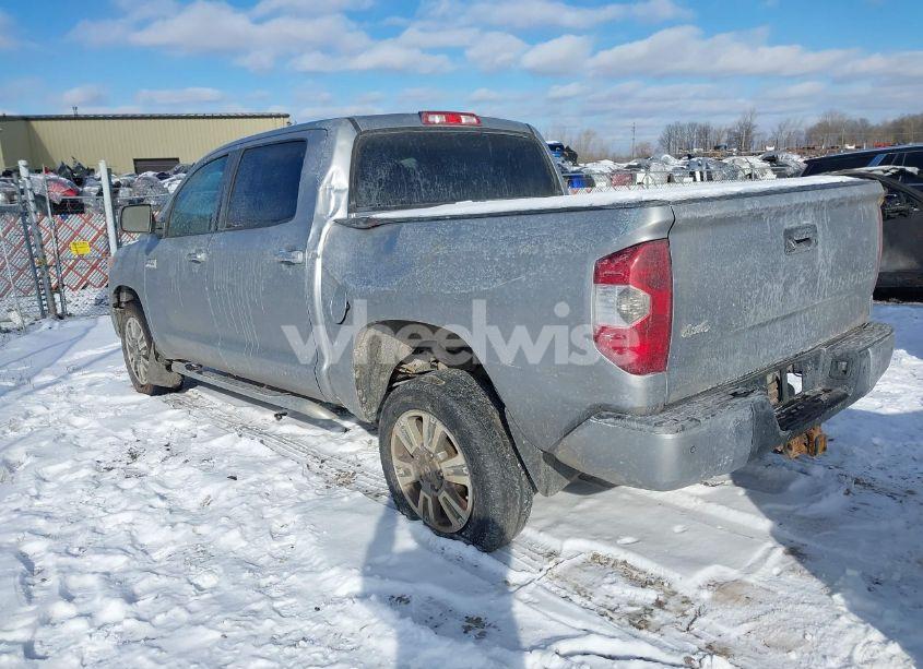 Photo 3 of 2014 Toyota Tundra PLATINUM 5.7L V8 (VIN 5TFAW5F19EX376789)
