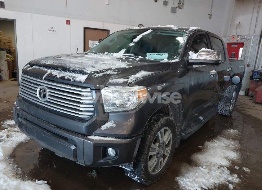 Photo 2 of 2016 Toyota Tundra PLATINUM 5.7L V8 (VIN 5TFAY5F10GX505189)