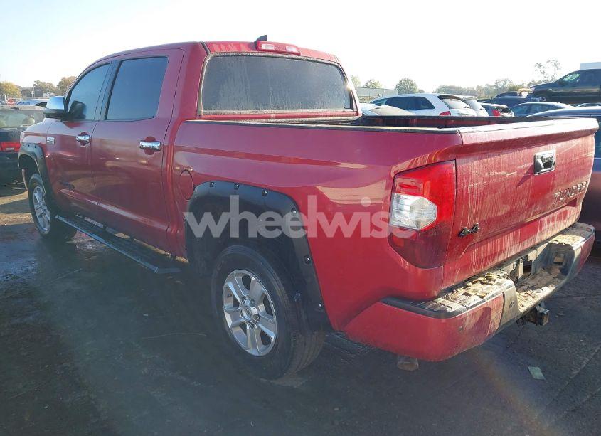 Photo 3 of 2021 Toyota Tundra PLATINUM (VIN 5TFAY5F10MX989943)