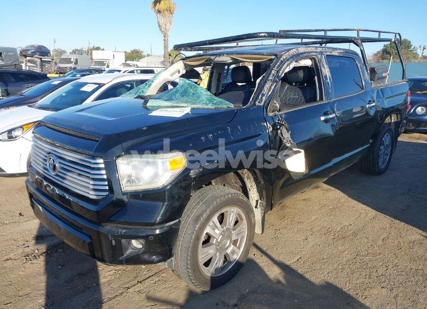 Photo 2 of 2014 Toyota Tundra PLATINUM 5.7L V8 (VIN 5TFAY5F13EX411952)