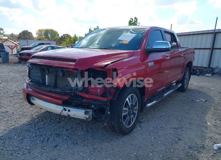 Photo 2 of 2021 Toyota Tundra PLATINUM (VIN 5TFAY5F15MX973530)
