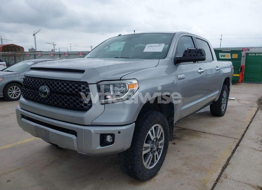 Photo 2 of 2019 Toyota Tundra PLATINUM 5.7L V8 (VIN 5TFAY5F16KX795902)